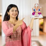 Decorative idol of Lord Ganesha in Silver Finish - Image 3