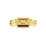 gold signet ring for men