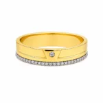 gold and diamond eternity band/ring