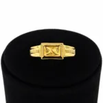 gold signet ring for men - Image 3