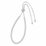 925 Sterling Silver Adjustable Bolo Tennis Bracelet