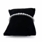 925 sterling silver Bezel Tennis Bracelet - Image 2