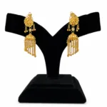 traditional Indian gold Jhumka earring - Image 2