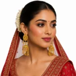 traditional Indian gold Jhumka earring - Image 3