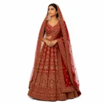 Traditional Indian Gold Bridal Nath (also known as a Nathiya) - Image 3